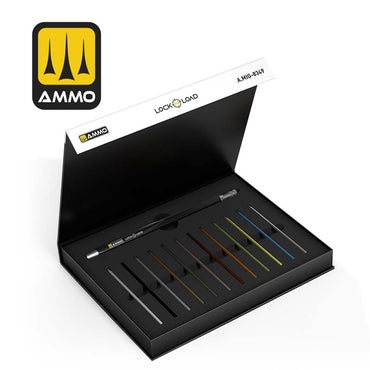 Ammo by Mig Lock N Load Mechanical Weathering Pencil Set MIG8349