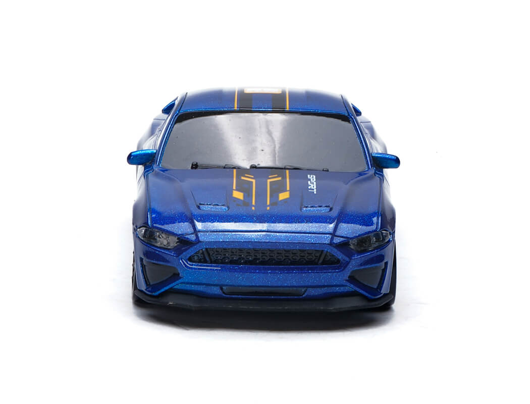 E-ZEE RC Lighting Muscle 4WD Drift Car w/Gyro - Blue 1:43 EZ-8500EBL