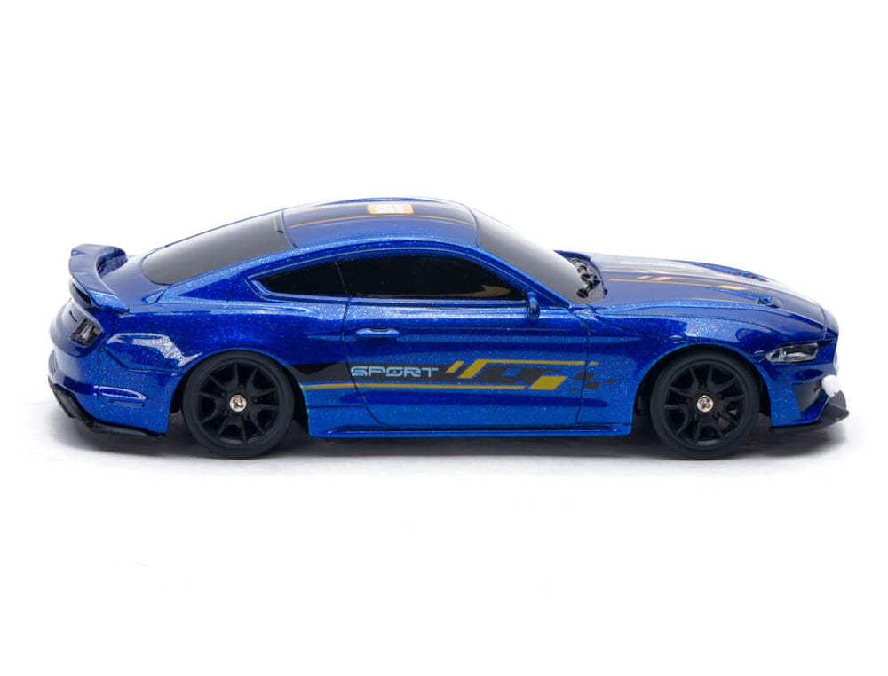 E-ZEE RC Lighting Muscle 4WD Drift Car w/Gyro - Blue 1:43 EZ-8500EBL