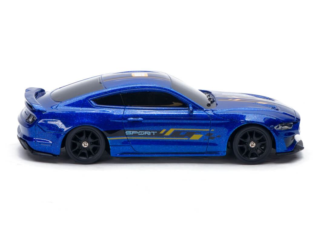E-ZEE RC Lighting Muscle 4WD Drift Car w/Gyro - Blue 1:43 EZ-8500EBL