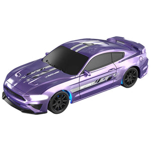 E-ZEE RC Lighting Muscle 4WD Drift Car w/Gyro - Purple 1:43 EZ-8500EPU