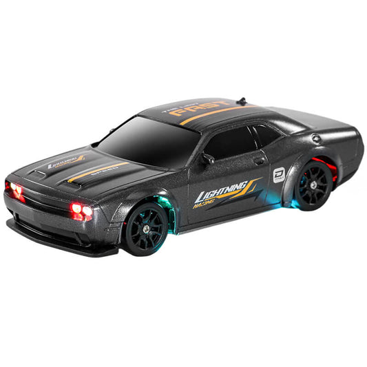 E-ZEE RC Lighting Stinger 4WD Drift Car w/Gyro - Silver 1:43 EZ-8501ESL