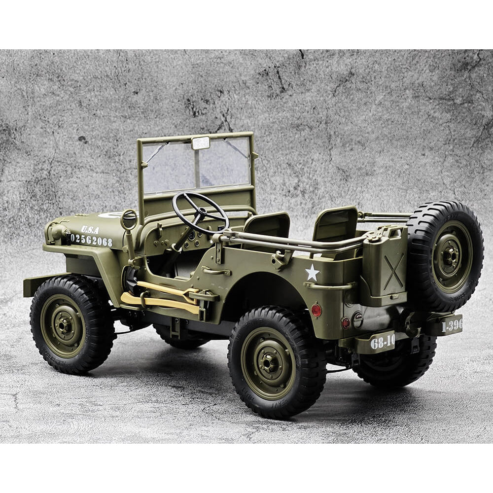 E-ZEE RC 4WD RC Willys Jeep w/LED Lights 1:10 EZ-G2068