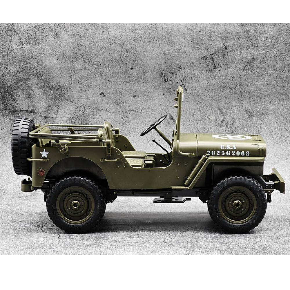 E-ZEE RC 4WD RC Willys Jeep w/LED Lights 1:10 EZ-G2068