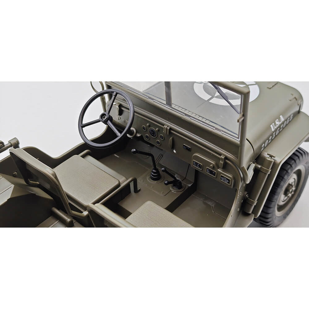 E-ZEE RC 4WD RC Willys Jeep w/LED Lights 1:10 EZ-G2068