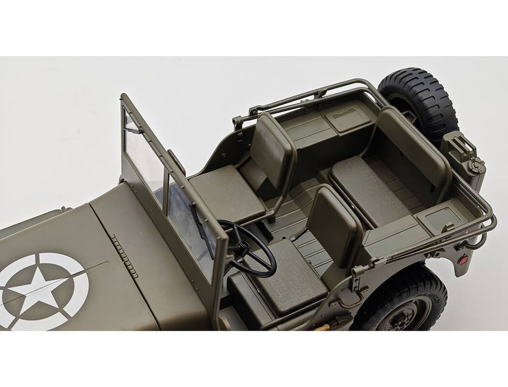 E-ZEE RC 4WD RC Willys Jeep w/LED Lights 1:10 EZ-G2068