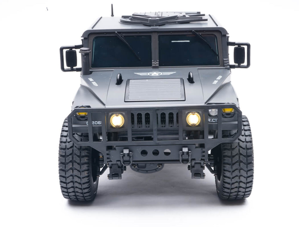 E-ZEE RC 4WD RC Hummer Military Truck - Black 1:16 EZ-G2069BK
