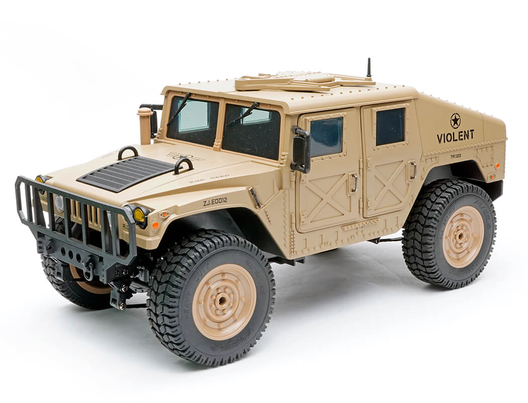E-ZEE RC 4WD RC Hummer Military Truck - Desert Sand 1:16 EZ-G2069DS