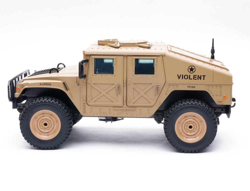 E-ZEE RC 4WD RC Hummer Military Truck - Desert Sand 1:16 EZ-G2069DS