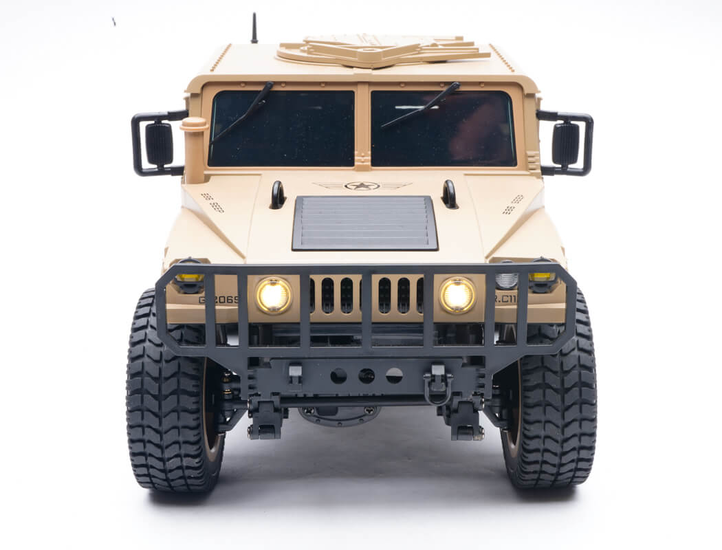 E-ZEE RC 4WD RC Hummer Military Truck - Desert Sand 1:16 EZ-G2069DS