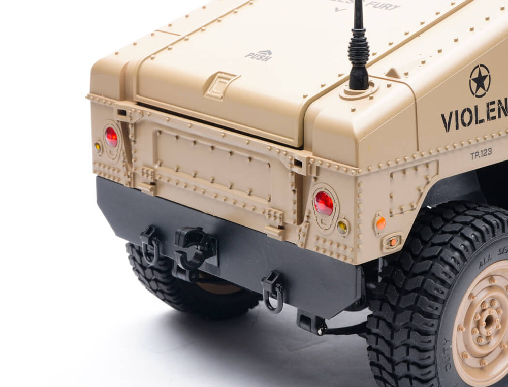 E-ZEE RC 4WD RC Hummer Military Truck - Desert Sand 1:16 EZ-G2069DS