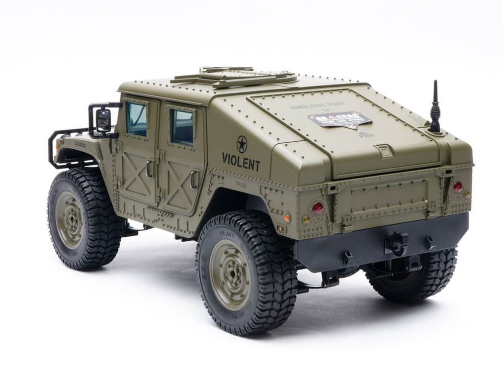 E-ZEE RC 4WD RC Hummer Military Truck - Green 1:16 EZ-G2069GN