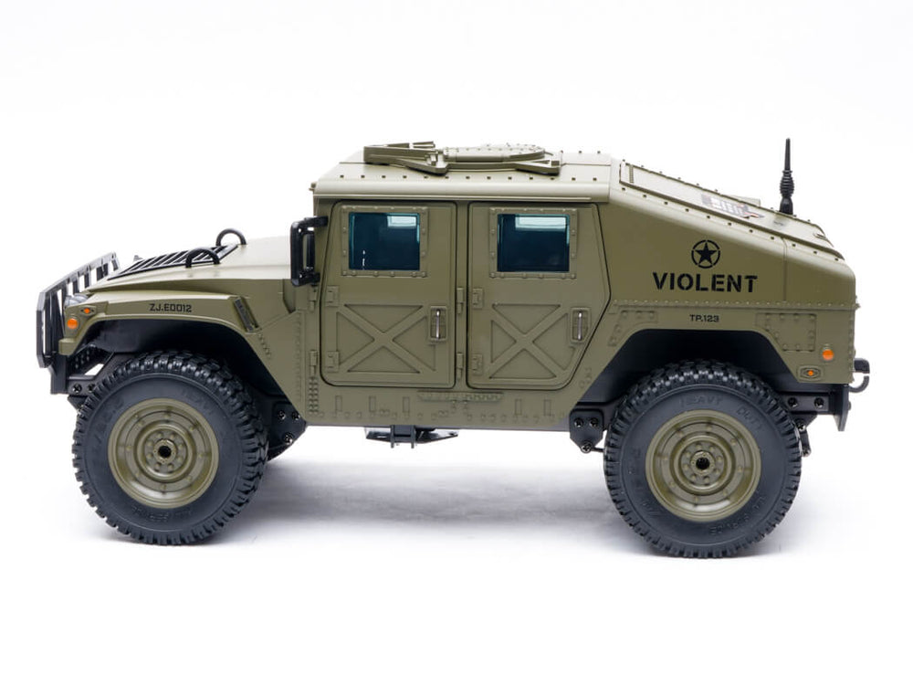 E-ZEE RC 4WD RC Hummer Military Truck - Green 1:16 EZ-G2069GN