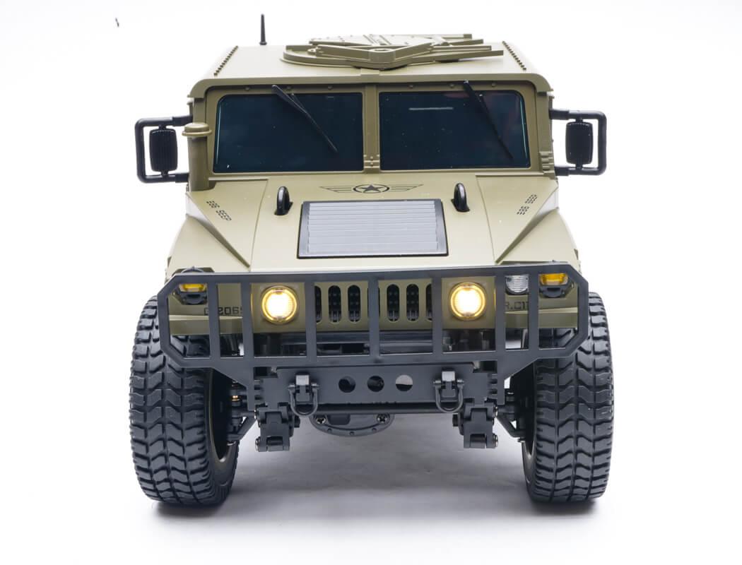 E-ZEE RC 4WD RC Hummer Military Truck - Green 1:16 EZ-G2069GN