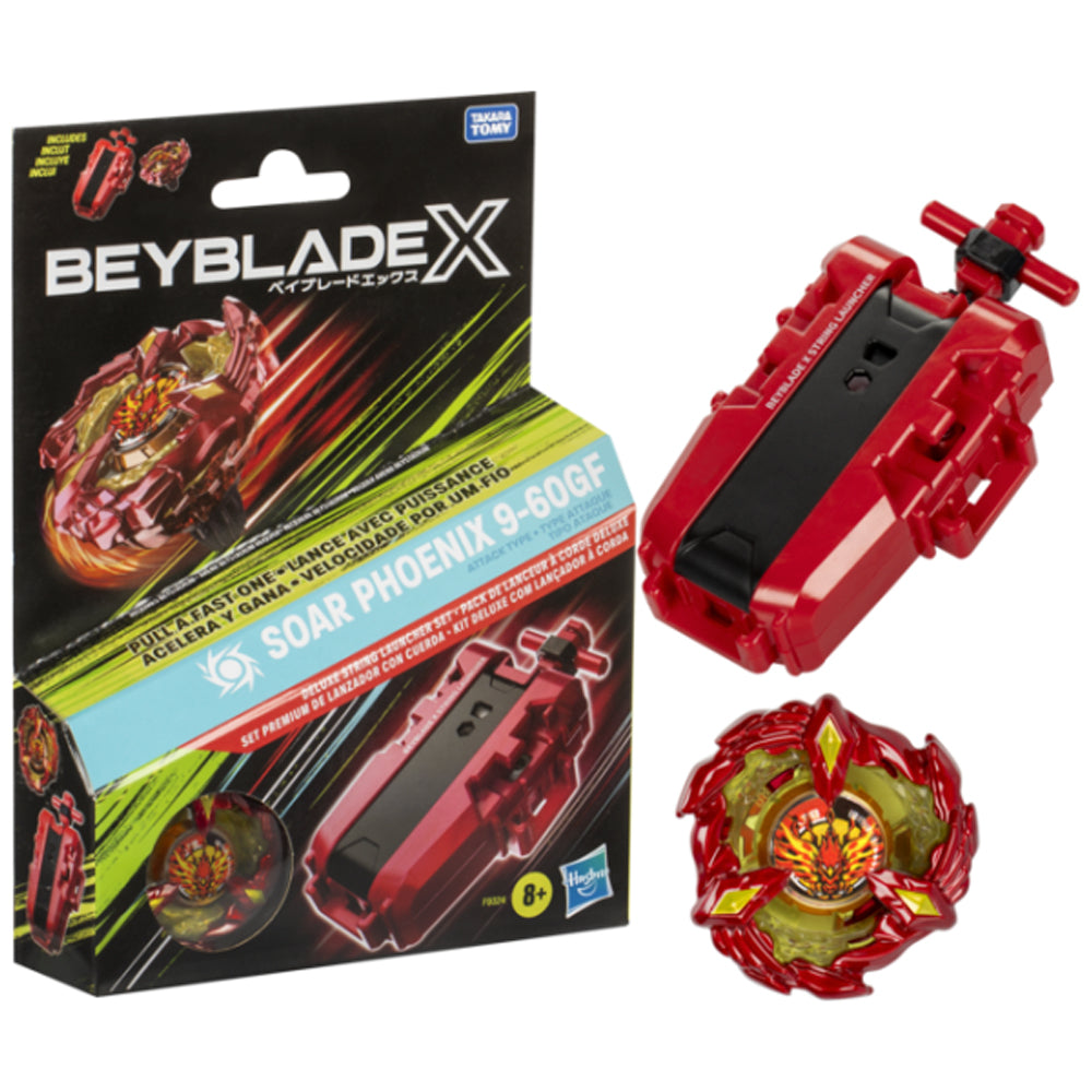Beyblade X Deluxe Launcher & Soar Phoenix 9-60GF Top