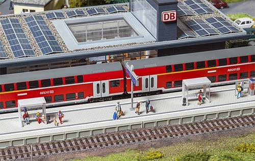 FALLER Modern Station Platform Model Kit V HO Gauge 120202