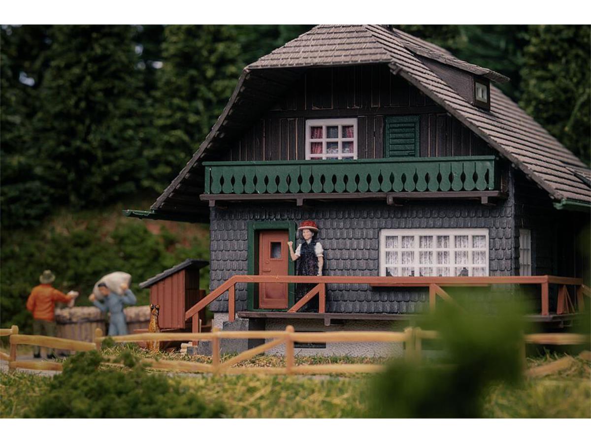 Faller Black Forest House w/Figure Anniversary Kit I HO Gauge 130010