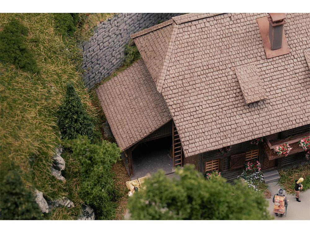 Faller Clockmaker's House w/Figure Anniversary Kit I HO Gauge 130012