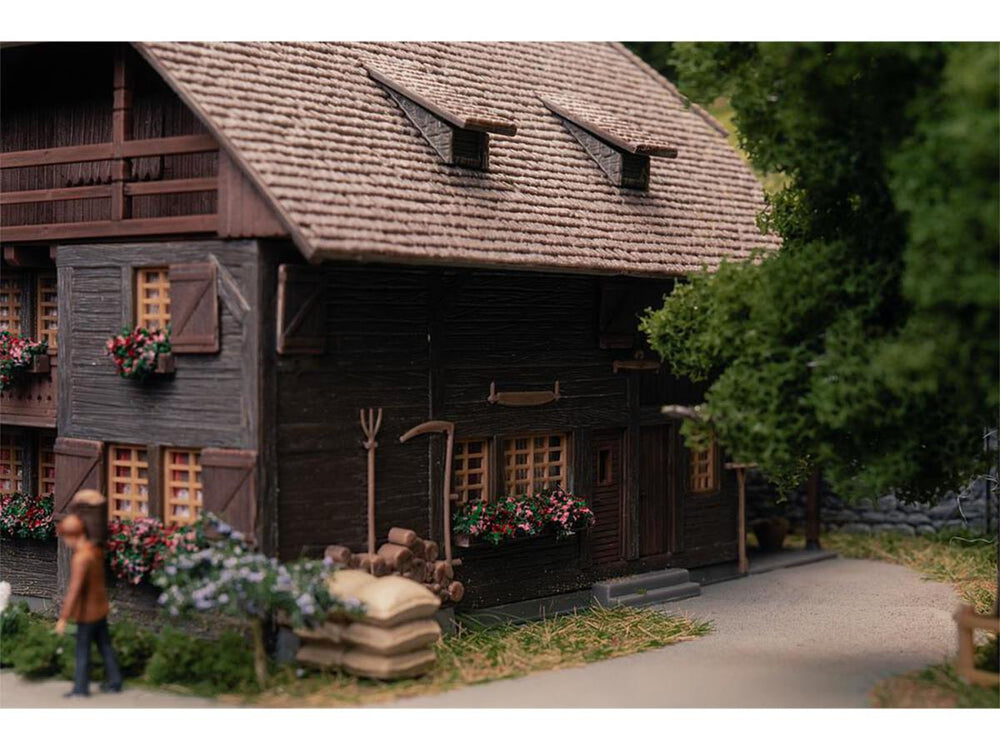 Faller Clockmaker's House w/Figure Anniversary Kit I HO Gauge 130012