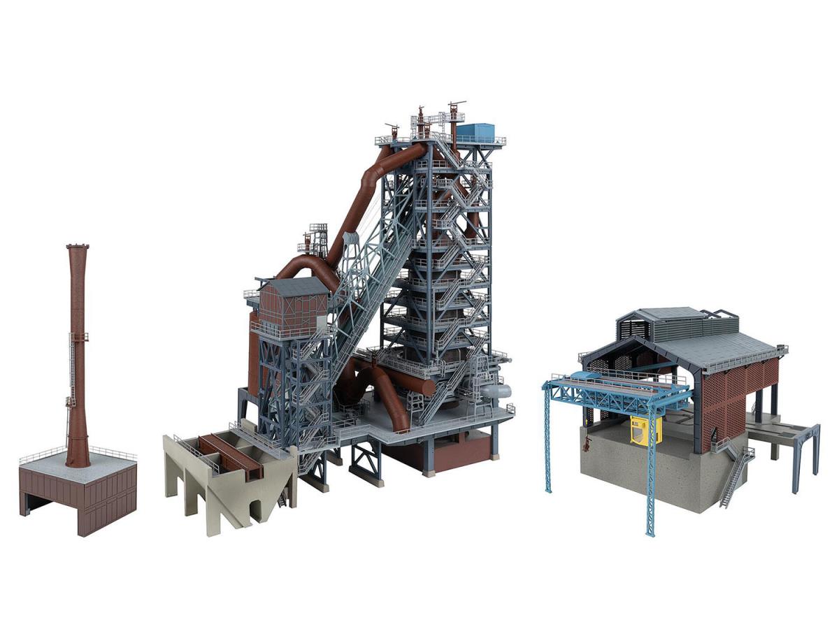 Faller Meiderich Blast Furnace with Casting Hall Kit III HO Gauge 130026