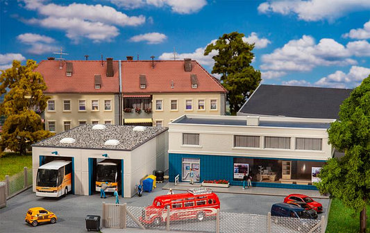 Faller Bus Depot Kit IV FA130120 HO Gauge