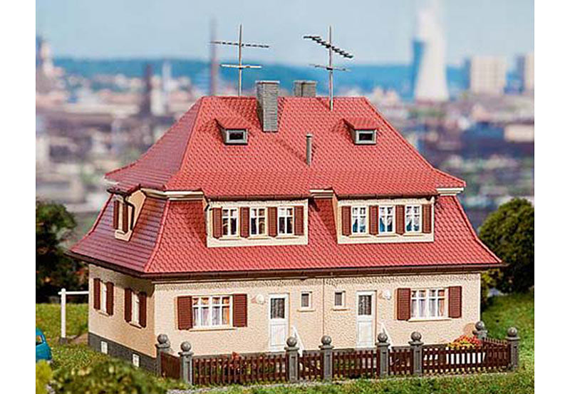 FALLER Duplex House Model Kit II HO Gauge 130464