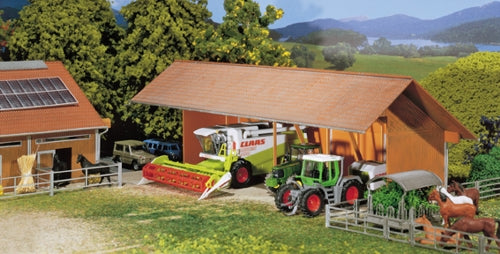 FALLER Implement Shed Model Kit V HO Gauge 130521