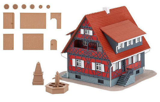 Faller 130587  Half Timbered House with Well Kit I HO