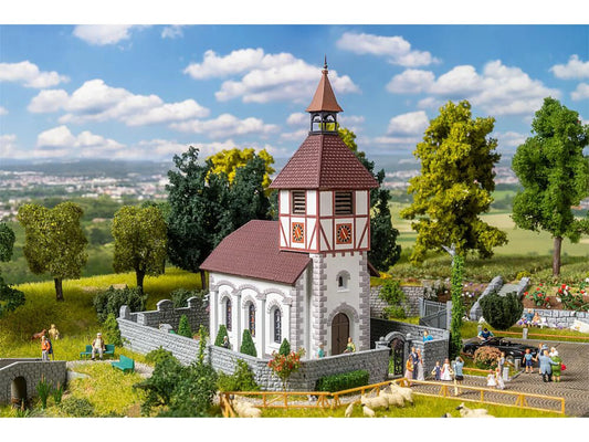 Faller FA130679 Village Church & Churchyard Kit I HO Gauge
