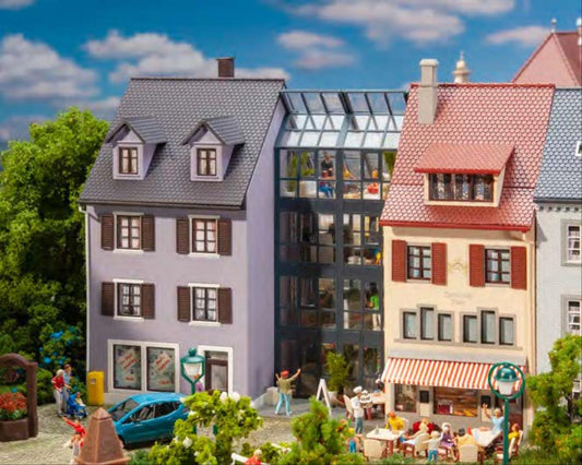 Faller German Terraced Townhouses (3) Kit III FA130707 HO Scale