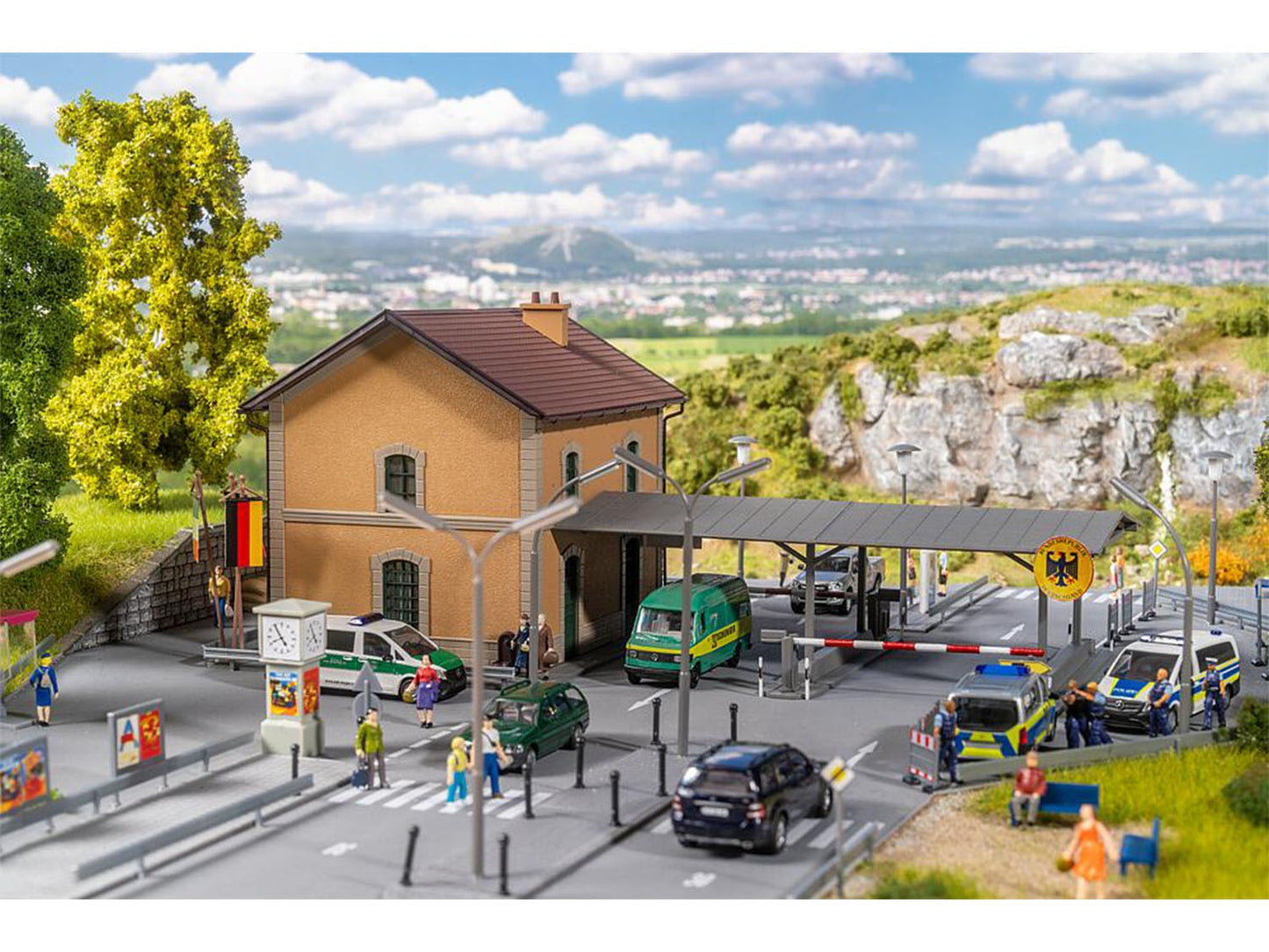 Faller FA130783 Border Control Post Kit III HO Gauge
