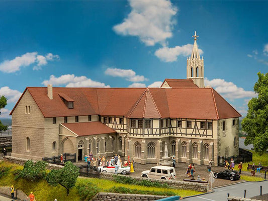 Faller Abbey with Cloister Kit I HO Gauge FA130827