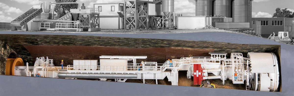 Faller Gripper TBM Tunnel Boring Machine Kit V FA130900 HO Gauge