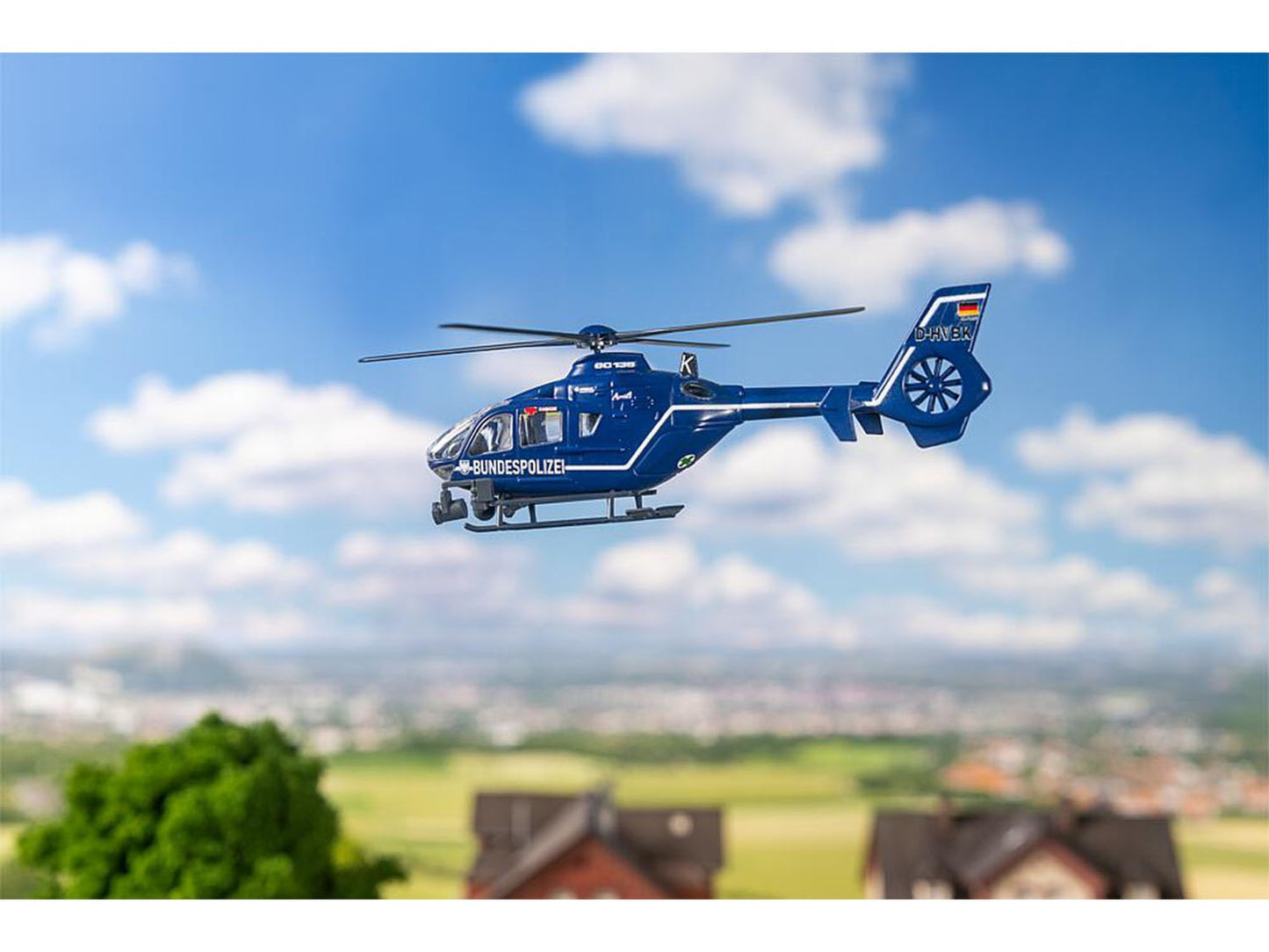 Faller FA131023 Federal Police Helicopter Kit VI HO Gauge