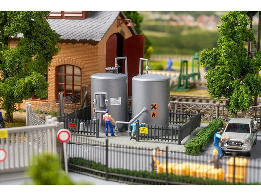 Faller FA131338 Storage Tanks (2) Hobby Kit III HO Gauge