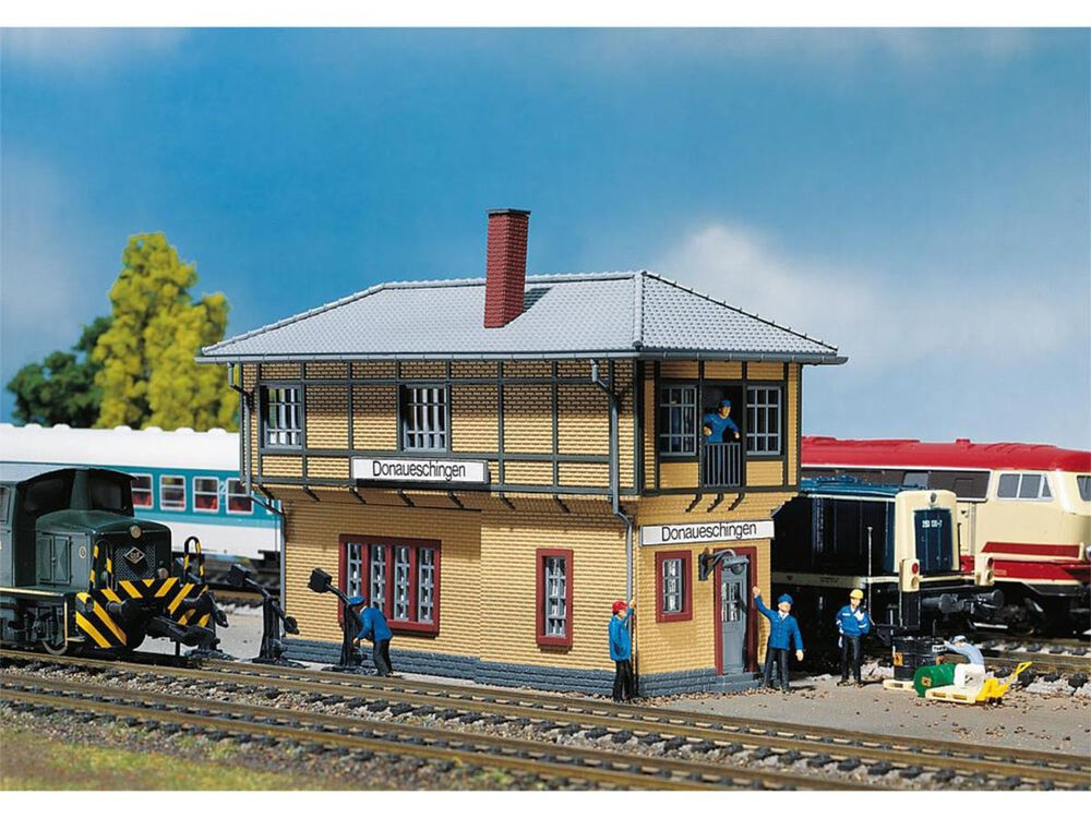 Faller FA131395 Donaueschingen Signal Box Hobby Kit III HO Gauge