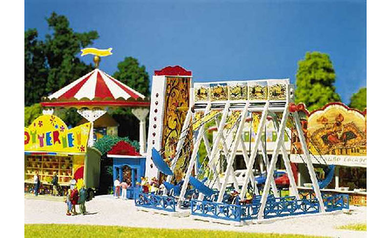 FALLER Swingboats Fairground Model Kit w/ Motor II HO Gauge 140318