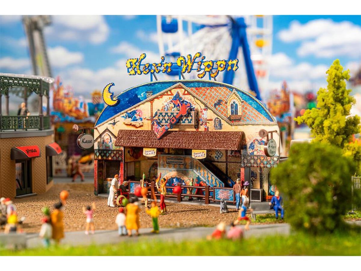 Faller FA140419 Hexn Wippn Revolving House w/Motor Fairground Kit IV HO Gauge