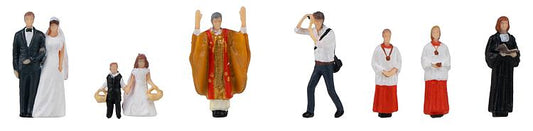 Faller 151610 Wedding Group (9) Figure Set HO