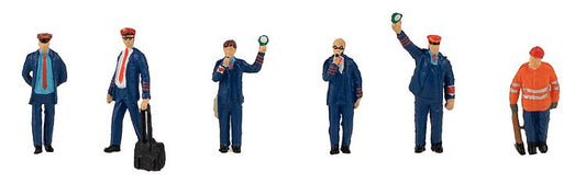 Faller Railway Staff (6) Figure Set FA151624 HO Scale