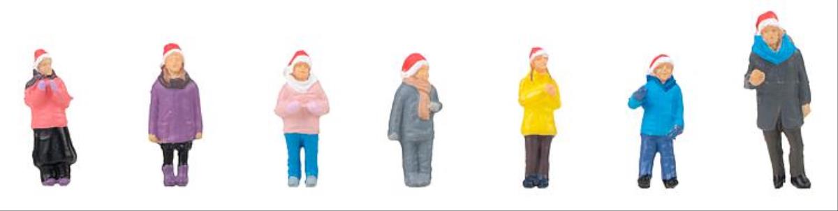 Faller 151648 Childrens Christmas Choir (7) Figure Set HO