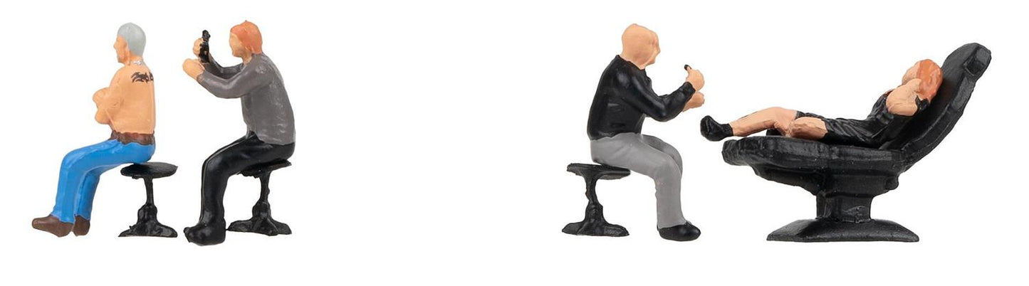 Faller 151654  In the Tattoo Studio Figure Set HO