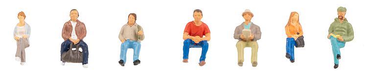 Faller 151662  Seated People Figure Set HO