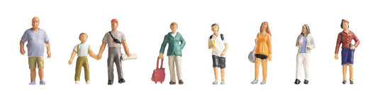 Faller Tourists (8) Figure Set FA151677 HO Gauge