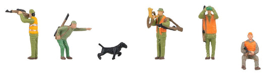 Faller Hunters Figure Set FA151689 HO Gauge