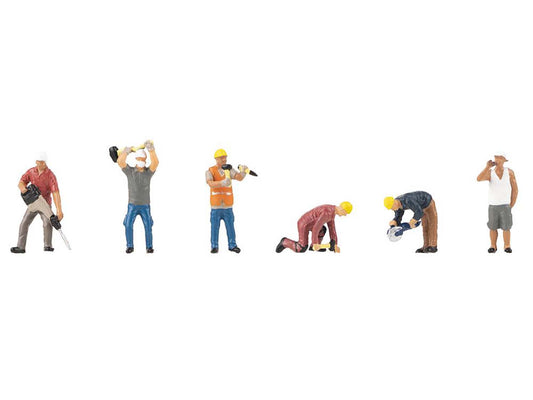 Faller Construction Workers Figure Set FA151694 HO Gauge