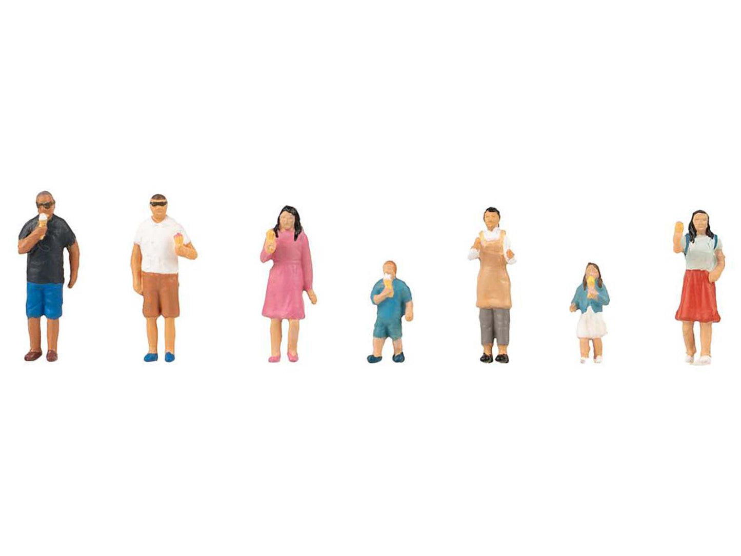 Faller At the Ice Cream Shop Figure Set FA151697 HO Gauge