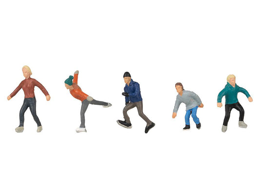 Faller Ice Skaters (5) Figure Set HO Gauge FA151707