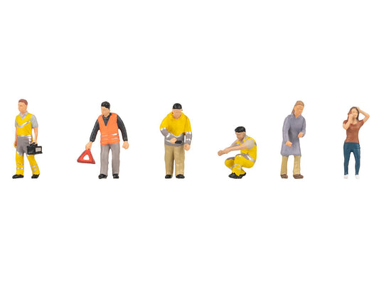 Faller 151712 ADAC Breakdown Service (6) Figure Set HO Gauge