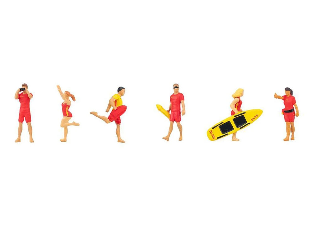 Faller Lifeguards (6) Figure Set HO Gauge 151724